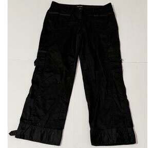 White House Black Market Cargo Pants, Black, Size 4